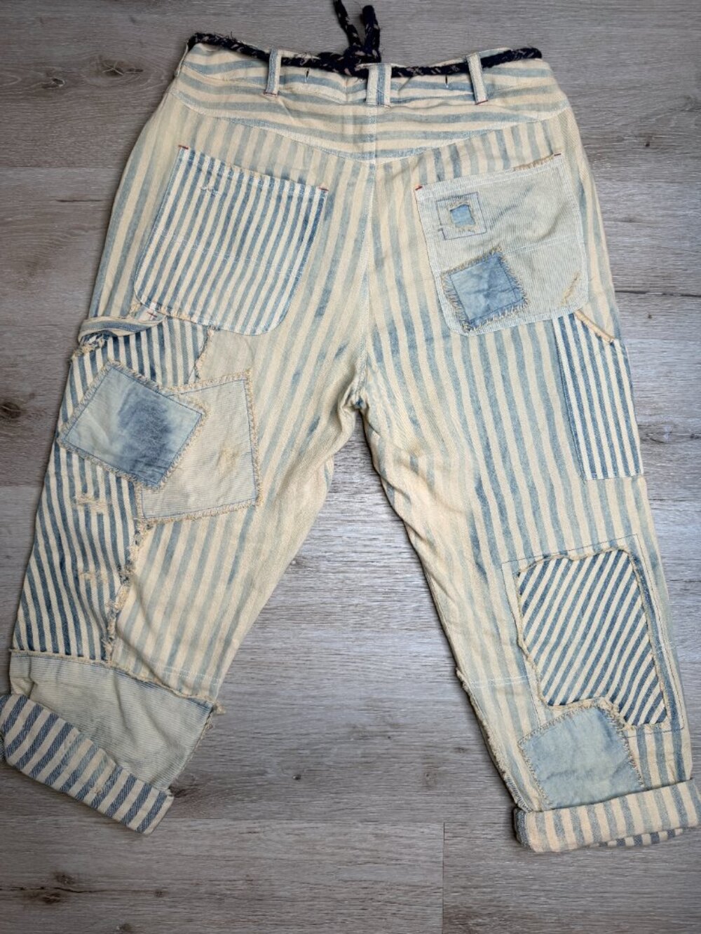 Free People - We The Free - Moxie Railroad Patchwork Jeans 29 - Picture 5 of 6
